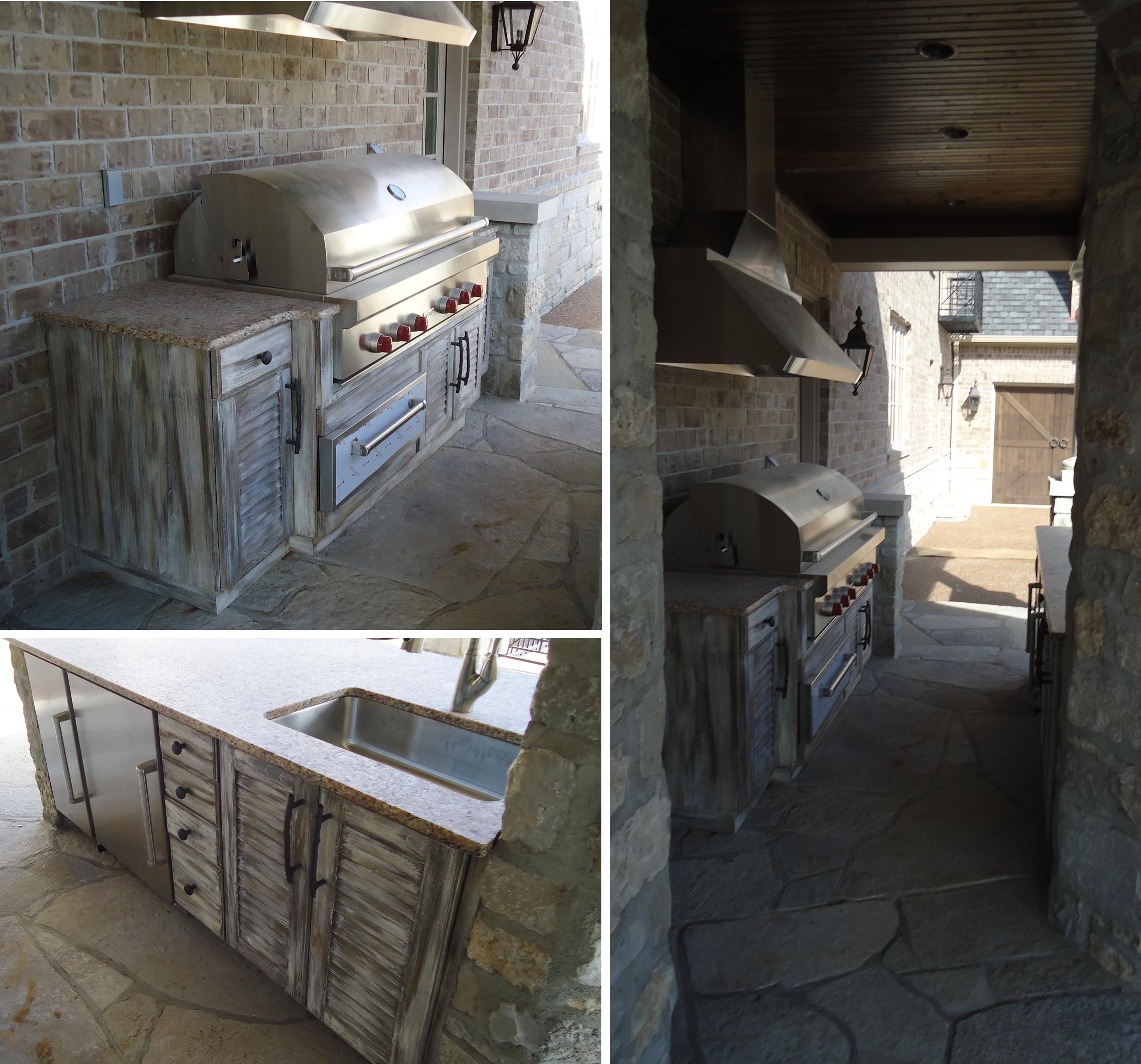 Rustic & refined: an outdoor kitchen by beck/allen cabinetry ... Kitchen design st louis mo