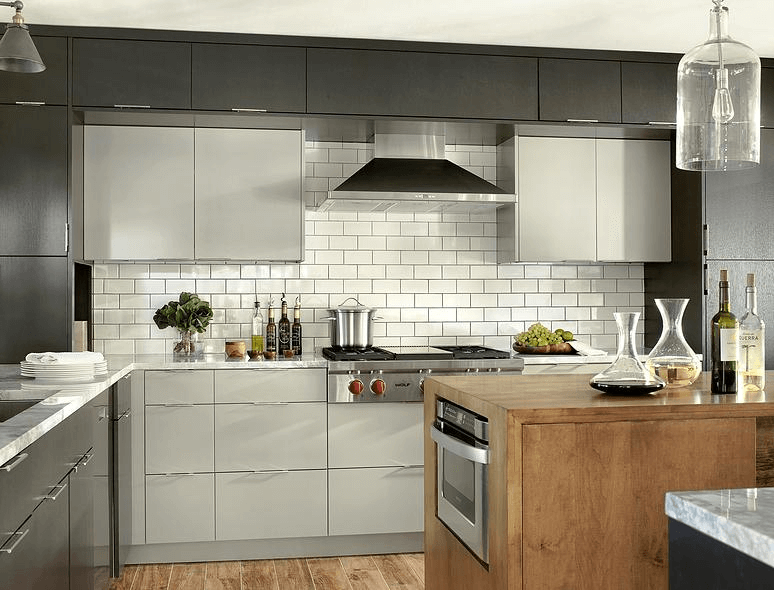 Rustic contemporary kitchen by k taylor design group interior ... Kitchen design st louis mo
