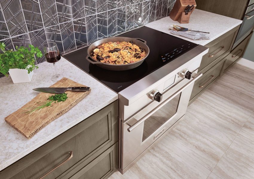 Wolf Induction Range - Pairs induction cooking with a dual convection oven.